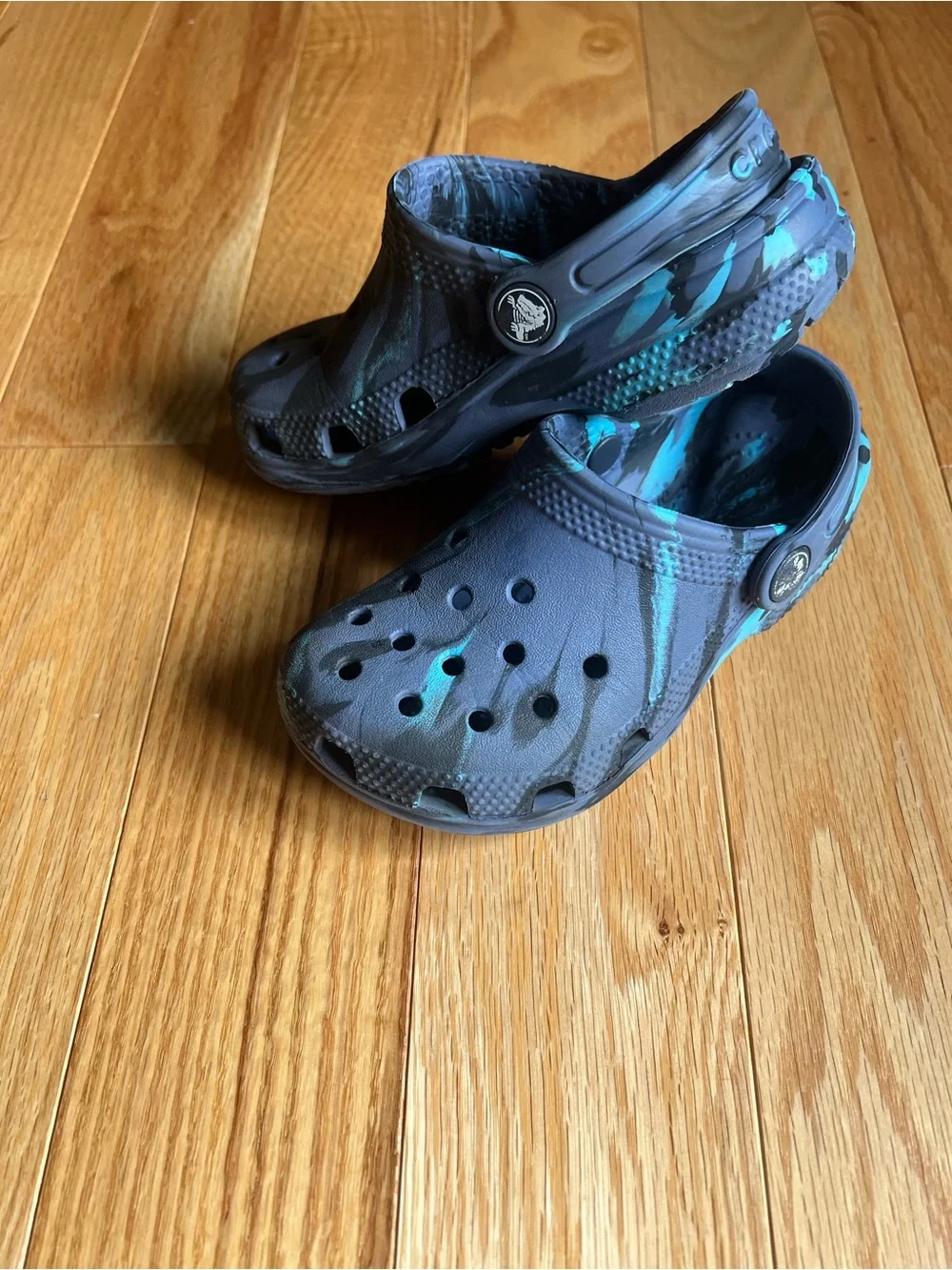 CROCS Boys Blue Camo